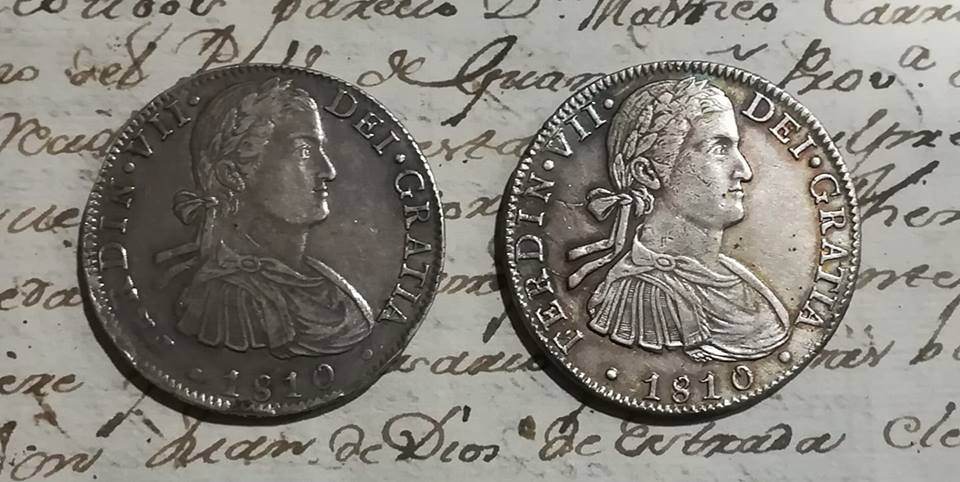 8 reales Fernando VII 1808, 1809, 1810. México 43828810