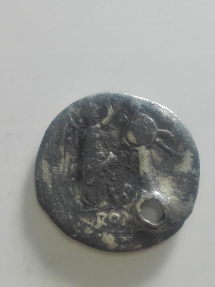 Taladros en plata romana incluyendo monedas forradas 54524910