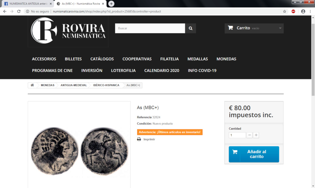 Numismática Rovira y su clon de Iltirta Rovira17