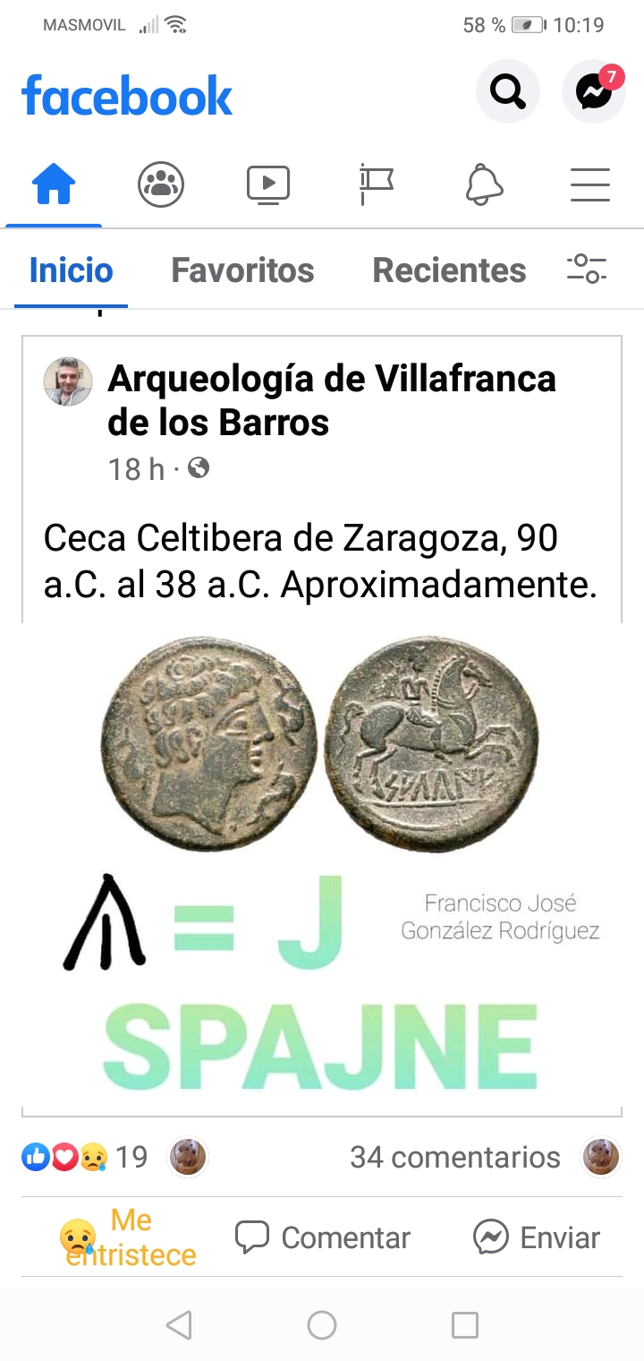 Arqueología de Villafranca de los Barros interpretando la escritura ibérica con otra perspectiva... Scree113