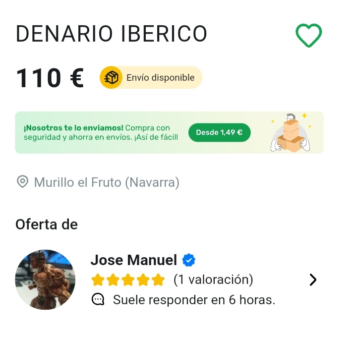 Jose Manuel y sus denarios ibéricos en milanuncios Scree704