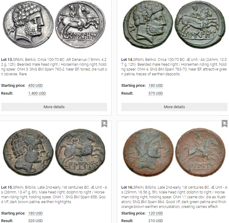 Subastaclassical-numismatic-group 18/5/2011 y su European Collection of Spanish Coinage Sub410