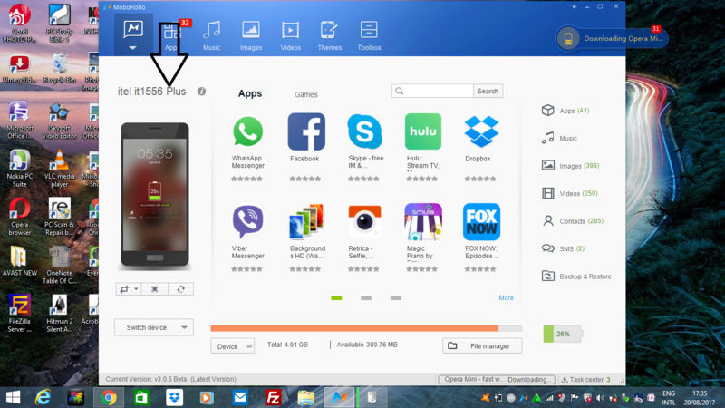 How To Transfer Android Apps from Pc To phone with Moborobo Screen11