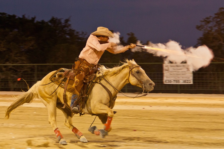 Cowboy mounted shooting 821