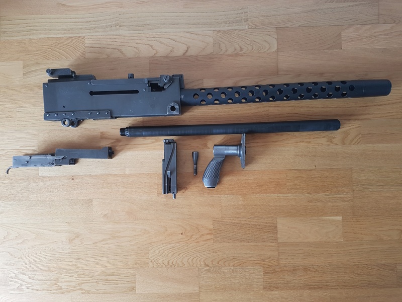 Browning M1919 A4 démontage et marquages. 20170919