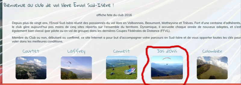 Description Jas d'Oris sur le site du club Accuei10