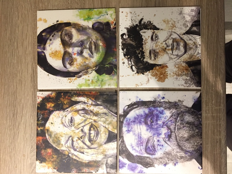 Printed tiles of famous people  Img_2644