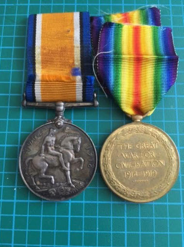 78th Battalion (Winnipeg Grenadiers) CEF War + Victory Pair Bodkin11