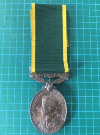 King George V Efficiency Medal, Winnipeg Rifles Bugler  Wr_med14