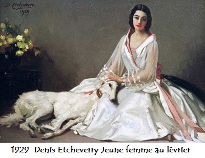 Portrait de femme en amazone avec son chien. Image48