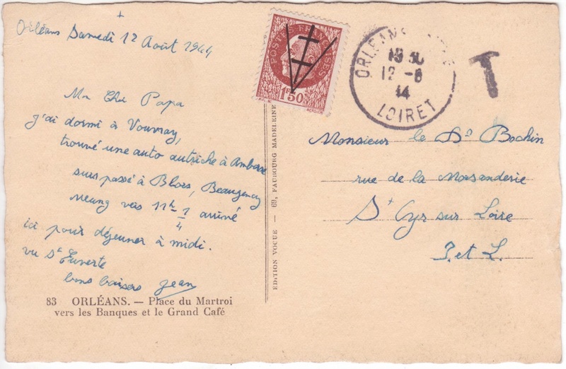 Pétain, surcharge de la Libération. Orlyan10