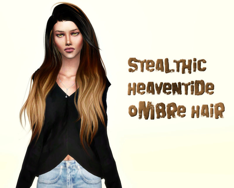 Stealthic Heaventide - Ombre Hair Ts4_x613