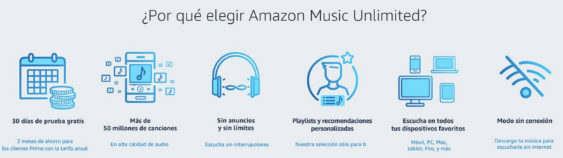 Amazon Music Unlimited ya disponible en España 2017-011