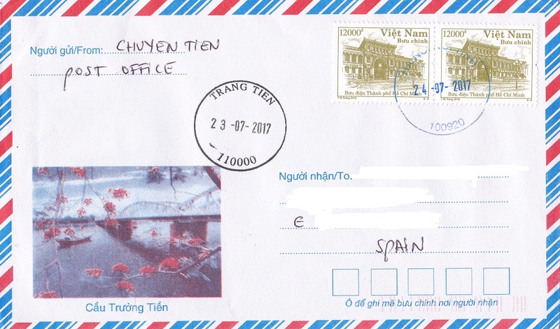 Postales Filipinas,Singapur,Vietnam y Dubai Vietna10