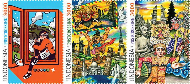 MINICOLECCIÓN - Sellos dedicados a Postcrossing Stamp-10