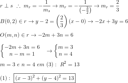 Reta e Circunfereência Codeco31