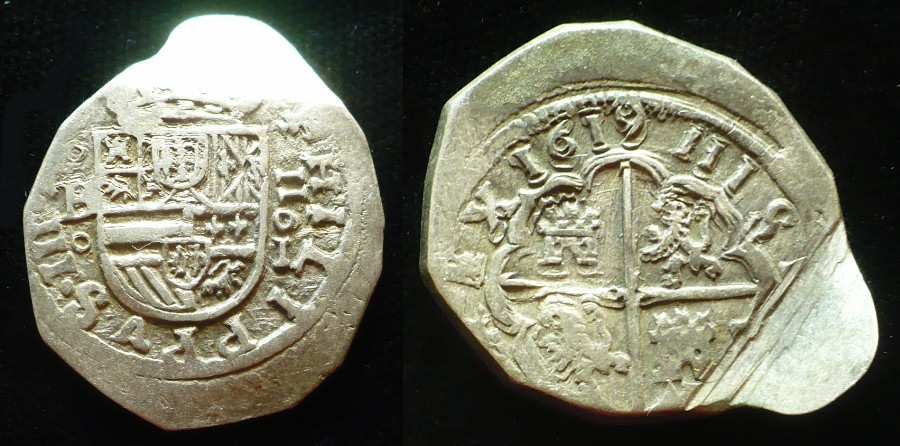 2 reales Felipe III - 1619 - Burgos 2710