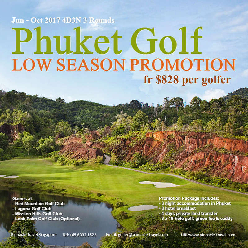 Phuket Golf Jun-Oct'17 4D3N 3 Rounds Low Season Thailand Promotion Travel Special Deal Fr $828 4d3n_p10