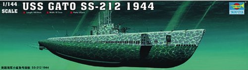 Trumpeter USS Gato SS-212 1944 1/144 Box10