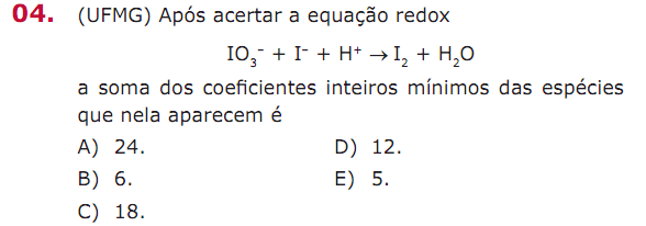 equação redox  Pir10