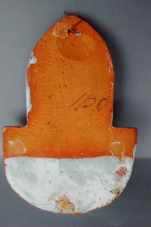 Art Deco Glazed Terra Cotta Holy Water Font- Amateur or known artist? Img_2021