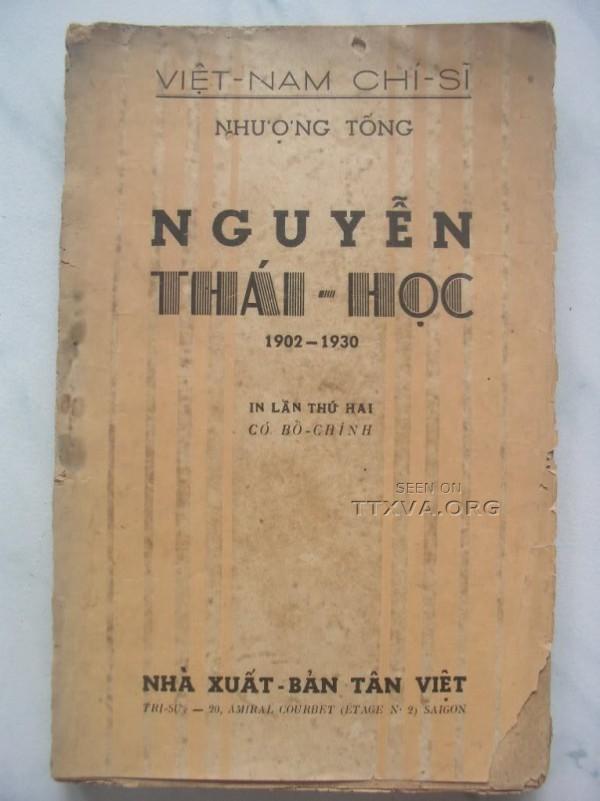 Nguyễn Thái Học 1902- 1930 (Nhượng Tống) - Page 2 Nguyen37