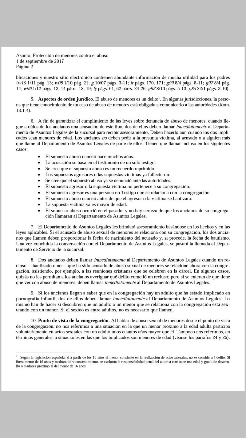 Carta 1/9/2017 protección de menores contra el abuso Screen15