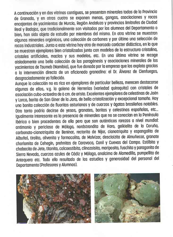 MUSEO DE MINERALOGIA, FACULTAD DE CIENCIAS DE GRANADA - Página 2 Cienci13