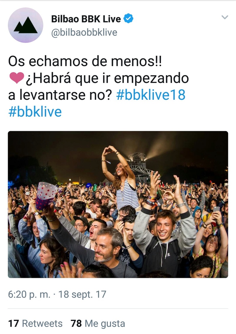 BBK Live 2018 // 12, 13 y 14 de julio // Bonos a 80 euros - Página 4 _2017011