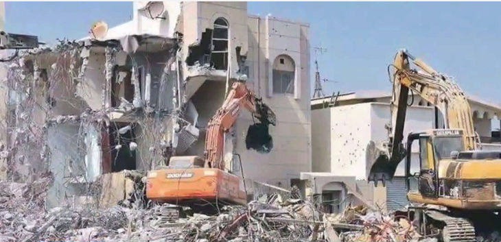 Saudi regime forces demolish Shia mosque in Awamiyah M10