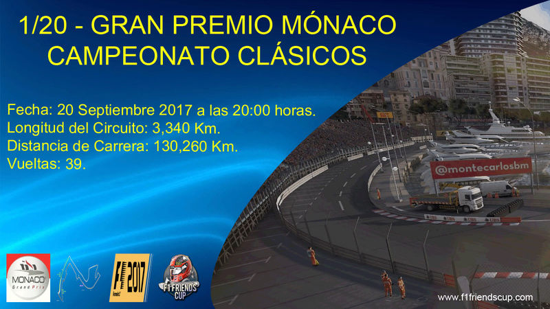 [1/20 C. Clássic F1 2017] GRAN PREMIO MÓNACO, MONTECARLO Clasic10