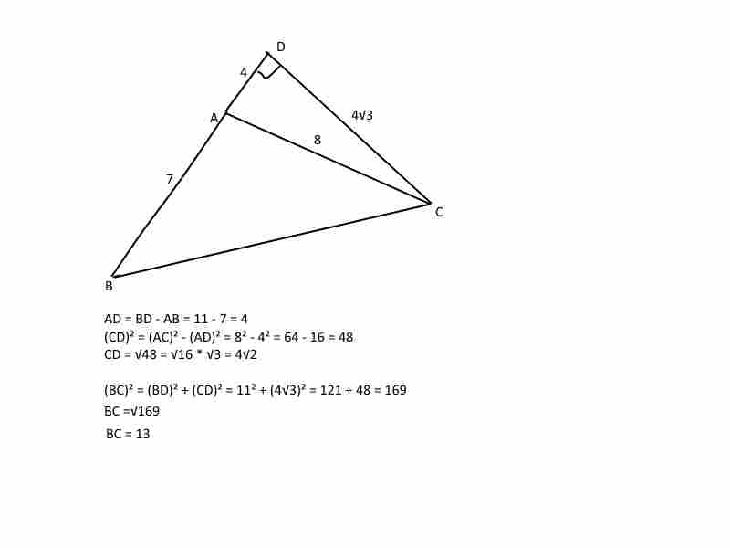 relacão metrica em triangulo qualquer Medida10