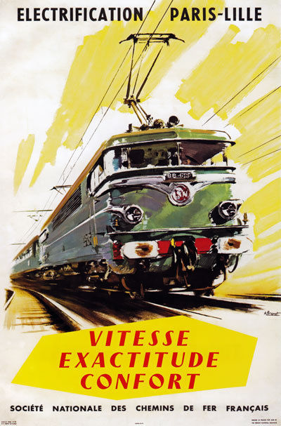 Affiches ferroviaires Ylectr10