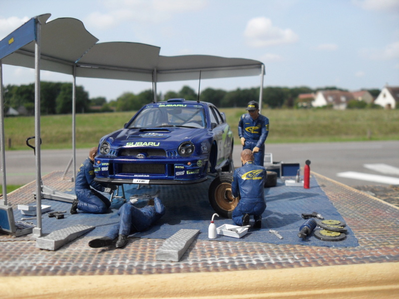 [HELLER] SUBARU IMPREZZA Assistance Rallye d ARGENTINE 2001 ... 1/24ème Réf 80761 Stand_10