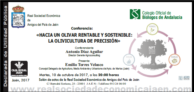 «HACIA UN OLIVAR RENTABLE Y SOSTENIBLE: LA OLIVICULTURA DE PRECISIÓN» Confer10