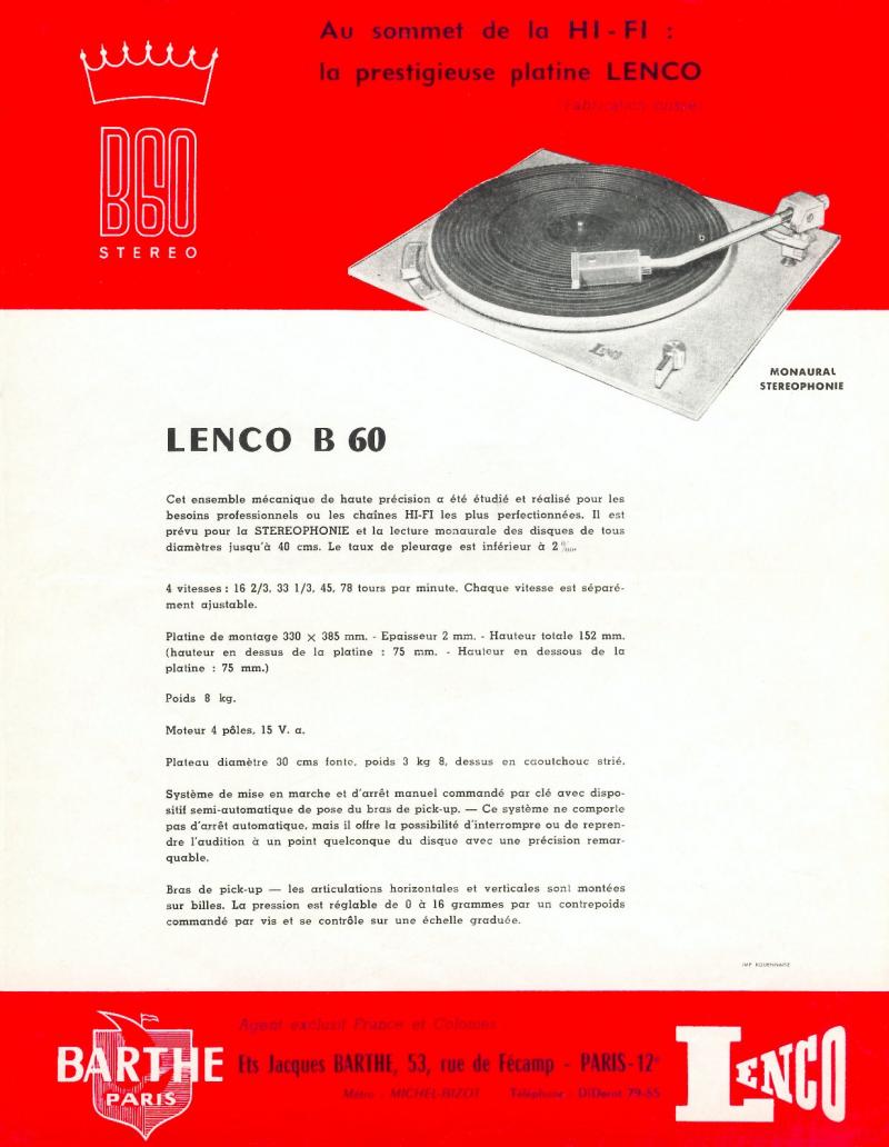 Lenco B-60 (o início da saga - o "Big Bang") Lenco-10