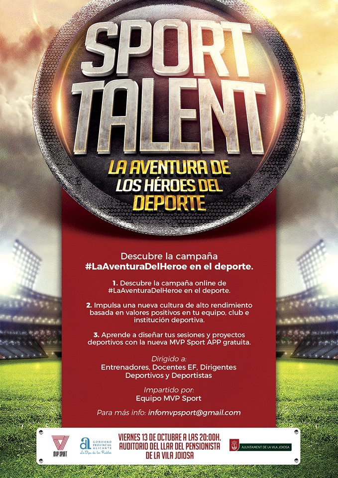 La Vila acoge la conferencia ‘Sport Talent: la aventura de los héroes del deporte’ dedicada a docentes, educadores y padres 21768411