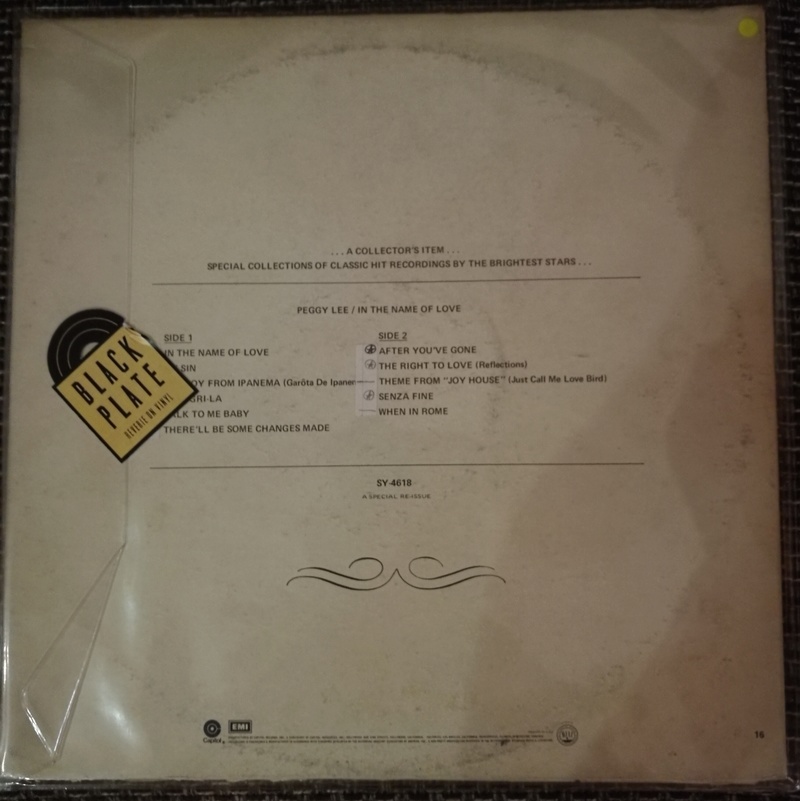 Peggy Lee LP Vinyls  Img_2024