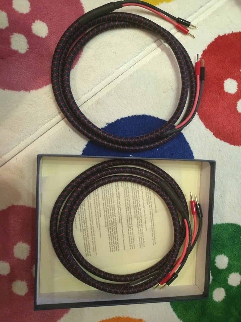 Consonance Joplin 2.5 meters Speaker Cable/Pair  Img_2111