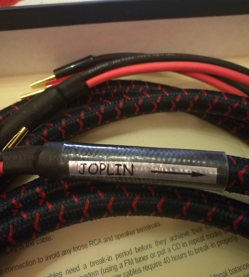 Consonance Joplin 2.5 meters Speaker Cable/Pair  Img_2112