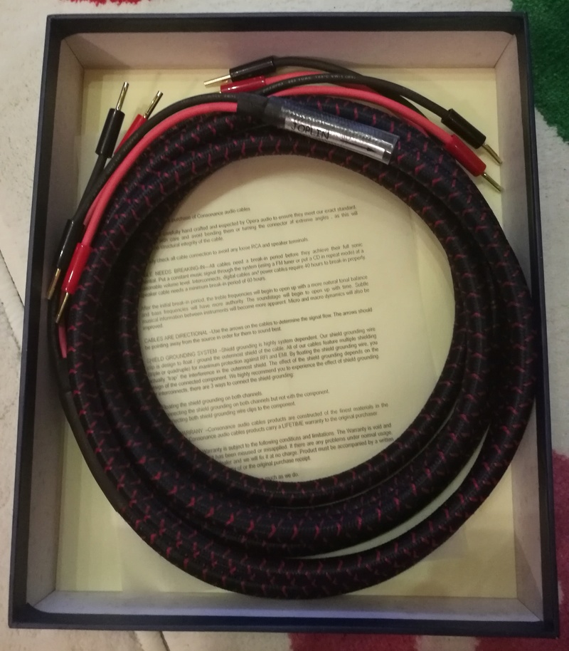 Consonance Joplin 2.5 meters Speaker Cable/Pair  Img_2113