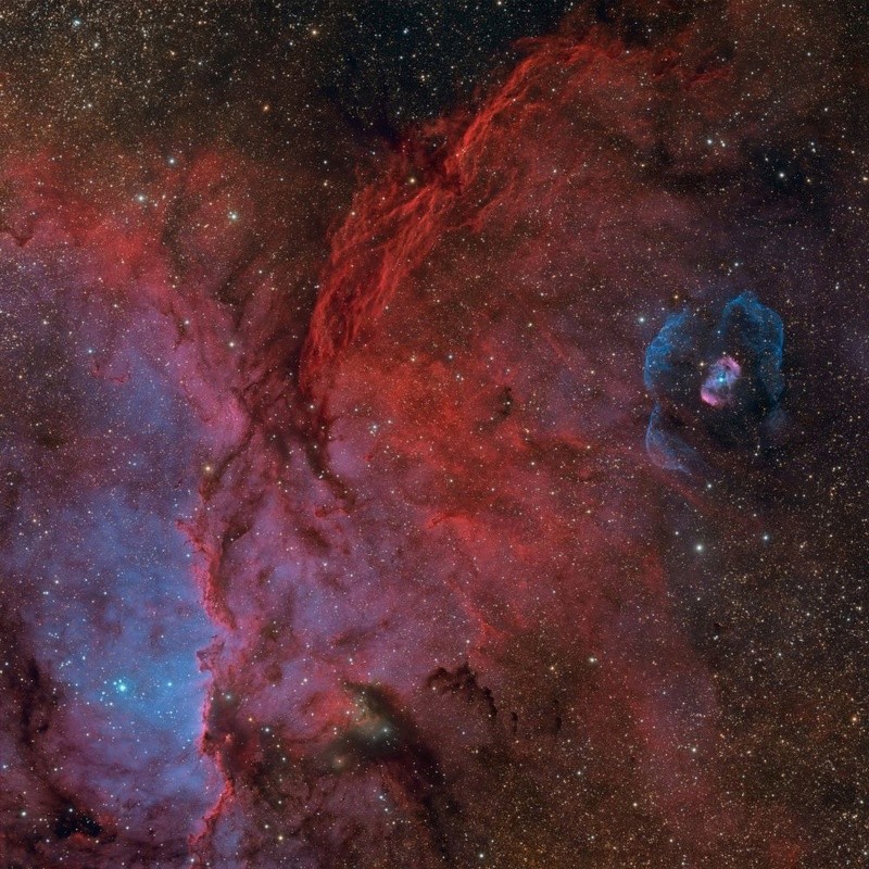  [Ciel Austral] NGC6188 / NGC6164 en SHO et HOORVB depuis le Chili Photo711