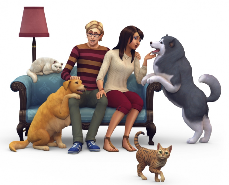 The Sims 4 Dogs and Cats EP. (BOXART AND RENDER) 110