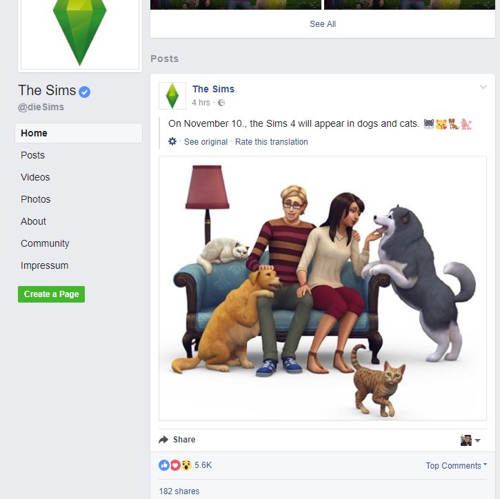 The Sims 4 Cats & Dogs. - Page 2 Dhyi5e10