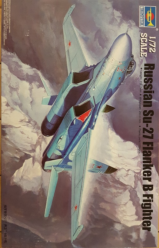Su-27 Flanker B 1/72 Trumpeter 20170824