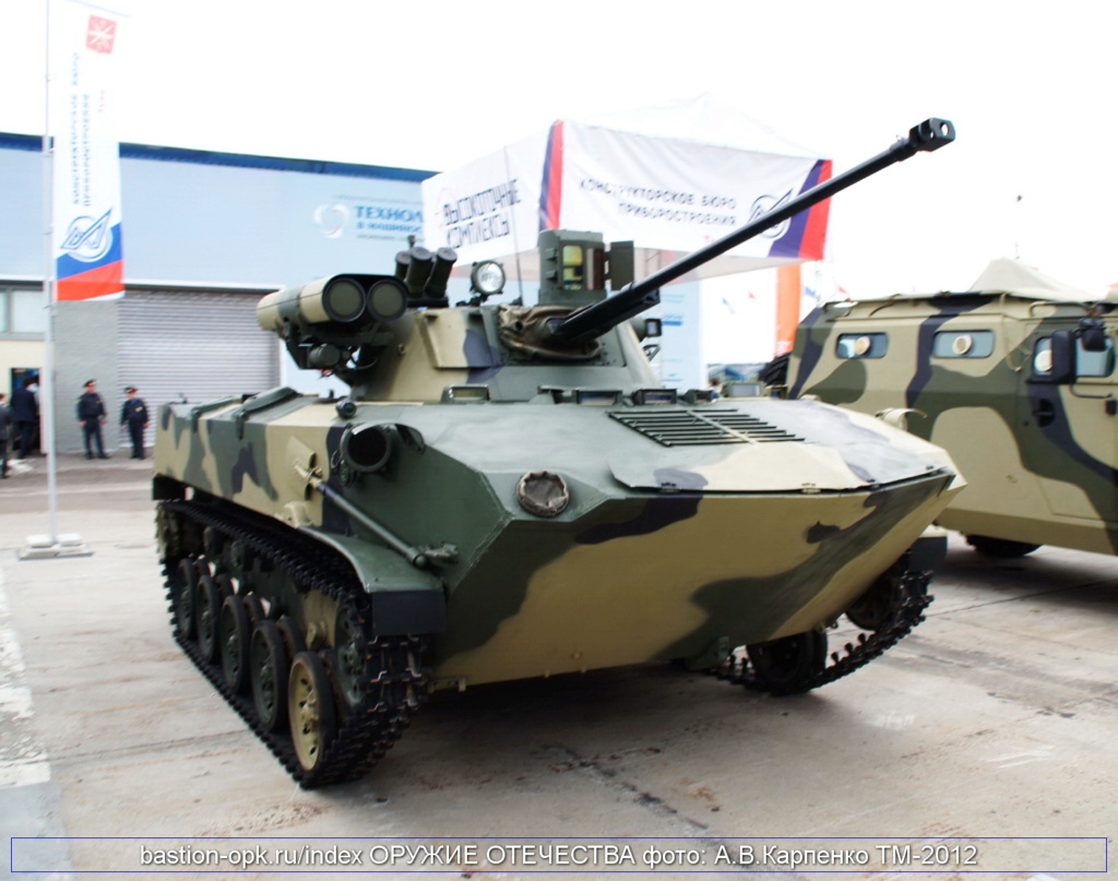 Алюминиевые танки. Техника ВДВ. БМД-2М с комплексом вооружения "Берег" Bmd-2m10