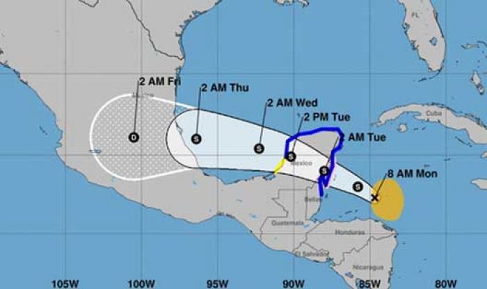 Alerta en Centro America por paso de tormenta tropical Franklin Frankl10