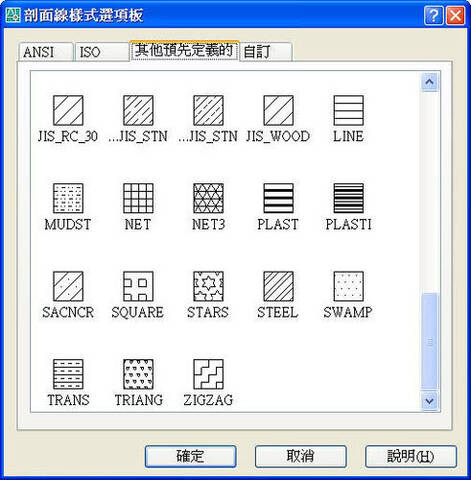 教學 剖面線之自訂概述