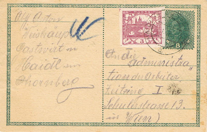 Osterreich - Inflation in Österreich - Belege - 1918 bis 1925 - Seite 10 B11